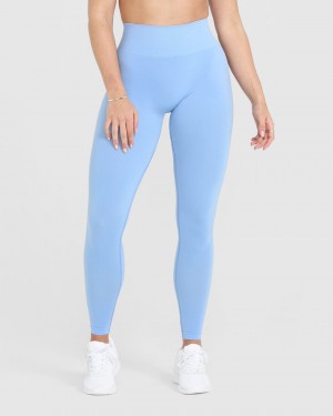 Oner Active Effortless Seamless Leggings Blå | WKYJ-68143