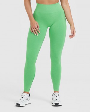 Oner Active Effortless Seamless Leggings Gröna | FTDH-28350