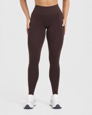 Oner Active Effortless Seamless Leggings Lila Bruna | UEMA-84319