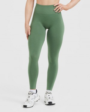 Oner Active Effortless Seamless Leggings Gröna | YALH-15086