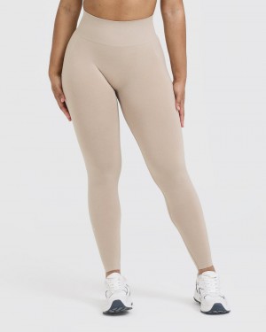 Oner Active Effortless Seamless Leggings Ljusbruna | YFUV-10895