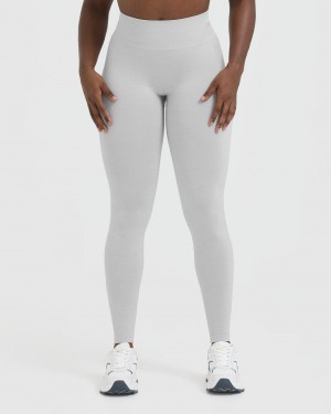 Oner Active Effortless Seamless Leggings Ljusgrå | XFMS-12760