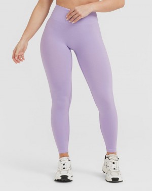 Oner Active Effortless Seamless Leggings Lila | ZMTD-78603