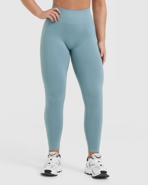 Oner Active Effortless Seamless Leggings Grå Blå | CMWZ-53842