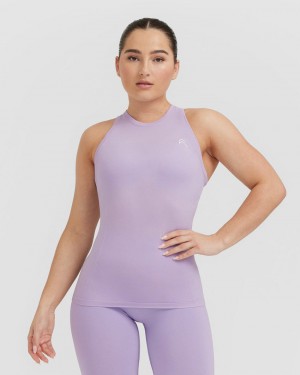 Oner Active Go To Seamless Fitted High Neck T-shirt Lila | CJXF-34805