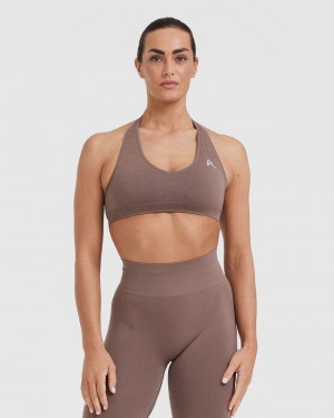 Oner Active Klassiska Seamless 2.0 Halter Neck Bralette Sports Bras Bruna | KTQX-14963