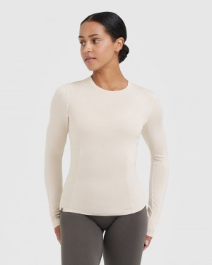 Oner Active Mellow Soft Long Sleeve T-shirt Bruna | RLYQ-78459