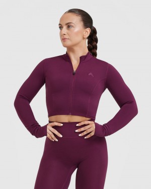 Oner Active Timeless Crop Tröjor Lila | SHOR-27418