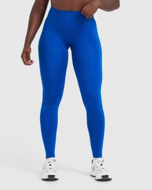 Oner Active Timeless High Waisted Leggings Mörkblå | VWKB-19024