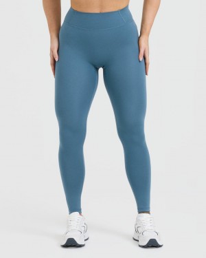 Oner Active Timeless High Waisted Leggings Blå | ZEHN-80731