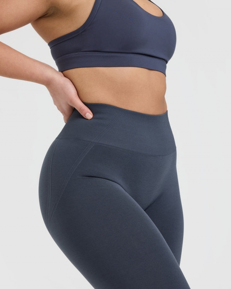 Oner Active Effortless Seamless Leggings Blå | KJCF-76598