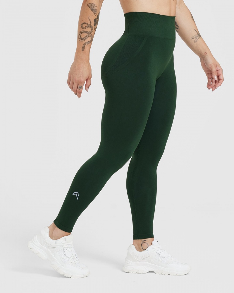 Oner Active Effortless Seamless Leggings Gröna | MYJW-87145