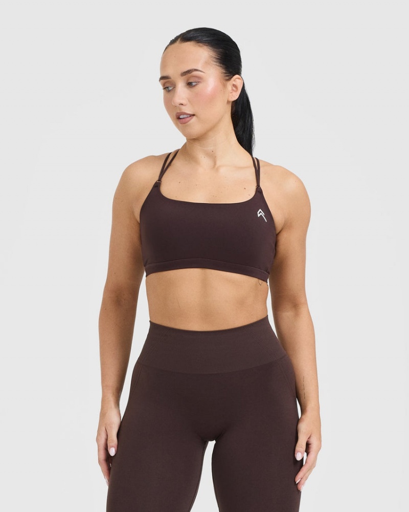 Oner Active Everyday Cross Over Bralette Sports Bras Lila Bruna | LTSX-54768