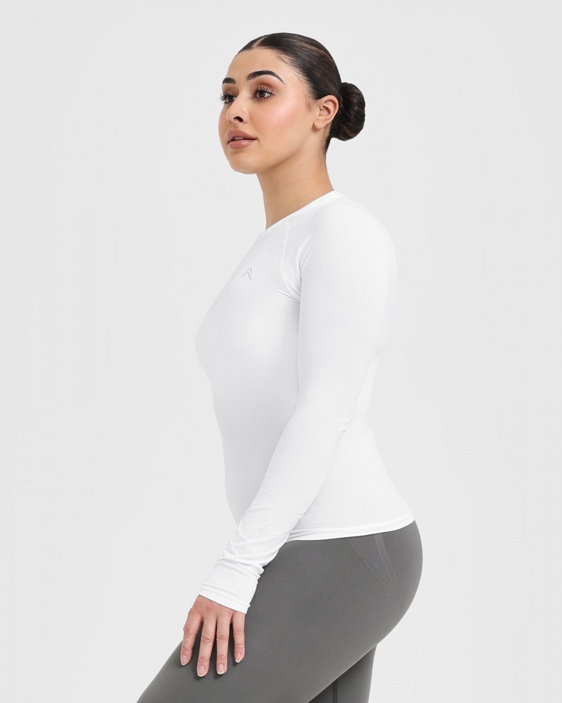 Oner Active Go To Seamless Fitted Long Sleeve T-shirt Vita | UACY-15492