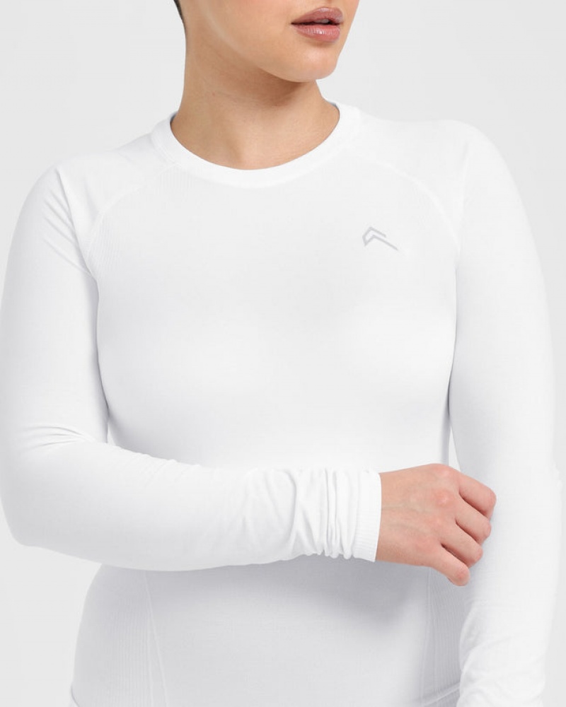 Oner Active Go To Seamless Fitted Long Sleeve T-shirt Vita | UACY-15492