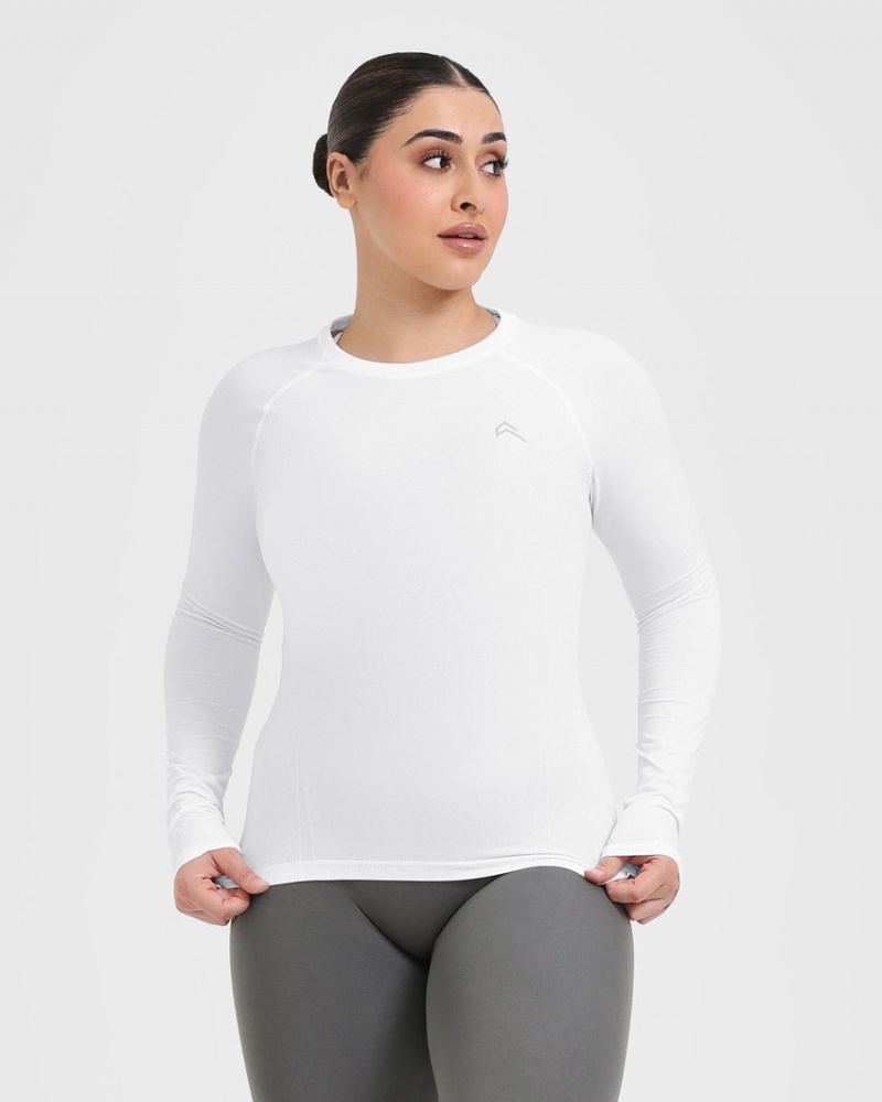 Oner Active Go To Seamless Fitted Long Sleeve T-shirt Vita | UACY-15492