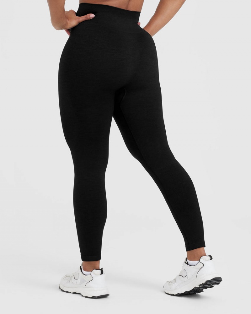 Oner Active Klassiska Seamless 2.0 Leggings Svarta | YNBM-07831