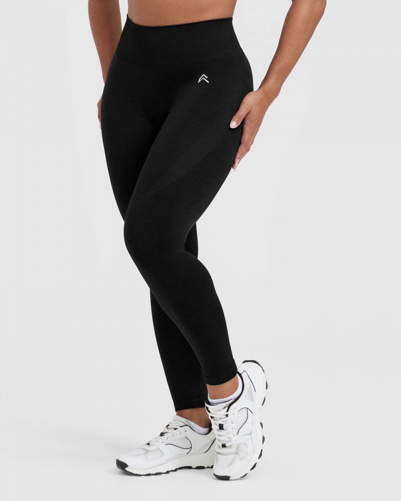 Oner Active Klassiska Seamless 2.0 Leggings Svarta | YNBM-07831