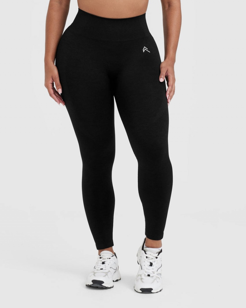 Oner Active Klassiska Seamless 2.0 Leggings Svarta | YNBM-07831