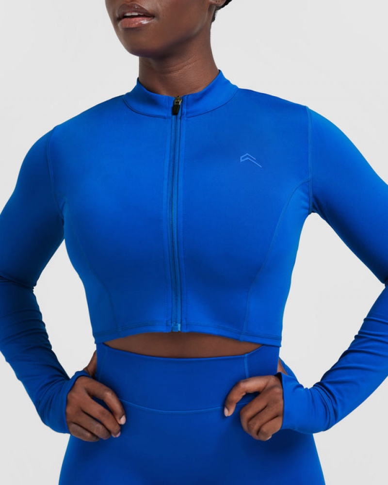 Oner Active Timeless Crop Jackor Mörkblå | GSQD-12903