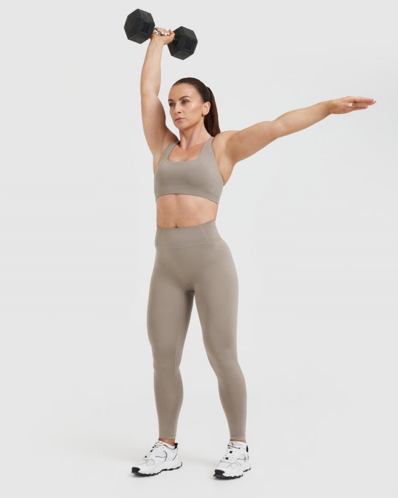 Oner Active Timeless High Waisted Leggings Grå | DFBX-51269